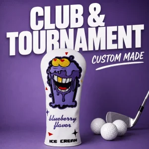 Professional ODM Service Golf Putter Head Cover Leather Fairway Wood Headcover Scratch Resistant Golf Club Headcovers
