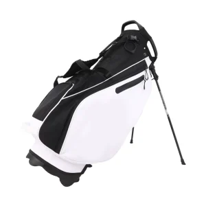 Professional PU Leather Golf Stand Bag with Custom Logo Waterproof Lightweight Portable 7 Way Design for Men Sports