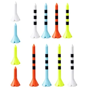 Professional Plastic Golf Tees 50/75 Pack Durability Stability Golf Tee Engineered to Minimize Friction Golf Ball Holder
