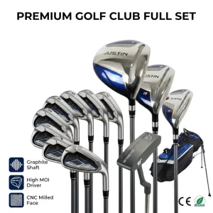 Professional Quality Men’s Golf Clubs Complete Set Golf Full Set Support Customizable Logo for Beginners & Pros