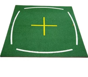 Professional Teaching Golf Practice Hitting Mat Training Mat with Alignment 30mm Thick 150cm X 150cm