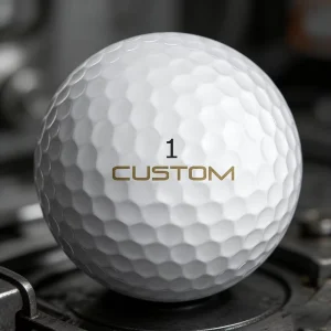 Professional Two Layer Surlyn Custom Logo Practice Golf Balls High Visibility Durable Design for Driving Range Training