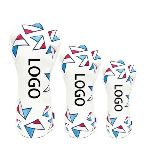 Pu Leather Golf Driver Headcover Custom Design Golf Headcovers OEM logo Golf Club Head Covers