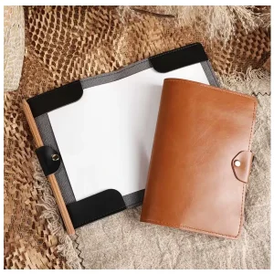 Pu Leather Golf Scorecard Holder & Yardage Book Cover Handmade Gift for Golfer Model Yy266333