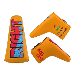 Pu Leather Waterproof Durable Putter Covers for Golf Club Headcovers Woods Driver Blade Mallet Magnetic Closure