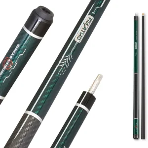 Pure Carbon All Sport Cue Stick Carbon Fiber Inlay Break & Jump Pool Cue with Professional Billiard Accessories