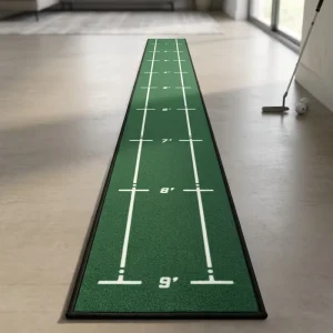 Putting Green Indoor Golf Putting Floor Mat Golf Hitting Mats Practice Outdoor Indoor Use Golf Gifts for Men Golfers
