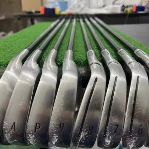 Q10 Forged Golf Irons 8 Piece 5 PAS Silver Graphite Steel Shafts Rubber Headcover High Forgiveness Long Stable Distance