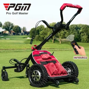 QC008 Smart Automatic AI Aluminum Golf Trolley Remote Control Electric 4 Wheel Cart