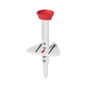 QT022 Adjustable Height Golf Tee Unbreakable Plastic Bamboo Durable 83mm Length Custom Logo Printed Bulk Packed Golf Tees