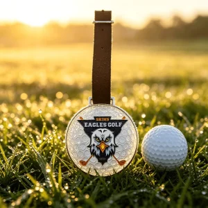 Quality Assorted Patterns Personalized Blank Circle Best Selling Sublimation Printing Golf Bag Tag