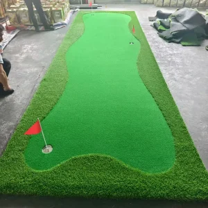 Quality Custom Size Putting Green 16MM PP 40MM Artificial Grass 10MM EVA Indoor Customized Golf Putting Mat for Golf Practice