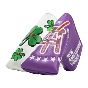 Quality Direct Selling Colorful Golf Head Covers Embroidery Leather Custom Golf Club Covers Headcover