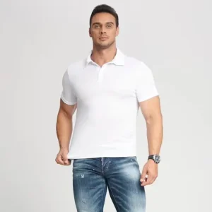 Quick Dry Custom Logo Print Pattern Fashion Short sleeved Golf Shirt Cotton Golf Shirt for Men and Women