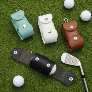 Quick Shipping Golf Ball Waist Bag Portable Golf Utility Pouch with Clip Golf Ball Storage Pocket With Tees Holder for Golfer