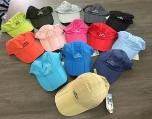 RTS High Quality Waterproof Lightweight 5 Panel 100% Polyester Outdoor Breathable Sport Fishing Hat Foldable
