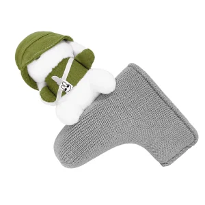 Rabbit Putter Headcover Waterproof PU Leather with Magnetic Closure Universal Fit