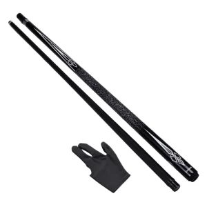 Radial 1 2 Split Carbon Fiber Snooker Cue Pool Billiard Club Stainless Steel Joint 11.5mm Durable Two Stage Design for Nine Ball