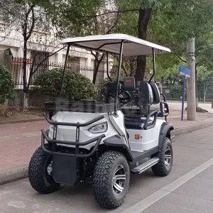Rainbow 72Volt Electric Off Road Golf Cart Customized 4 Seats Golf Trolley Cart Electric Buggy Car High End Golf Cart