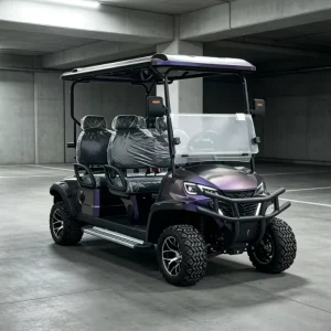 Rainbow Luxury Lifted 4 Seaters Club Car Golf Cart 72V Lithium Off Road Golf Cart with 7.5KW Motor for Golf Courses and Manor