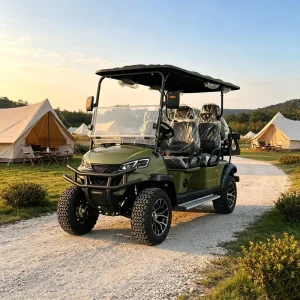 Rainbow Zero Emission 4 Seater Electric Golf Cart 72V Lithium DOT Certified 30Km/h 70-90km Range