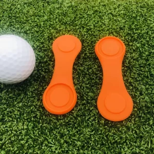 Ready to Ship Golf Accessaries Blank Big Magnetic Silicone Belt Golf Ball Hat Clips