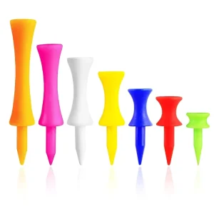 Ready to Ship Golf Tee Step Down Plastic Unbreakable Reusable Bulk Professional Height Control Castle Tee for Practice