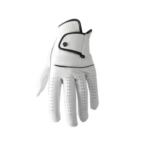 Real Premium Cabretta Leather Golf Glove Low Qty Custom Logo Design Print Package Customizable for Men Women Kids Ladies