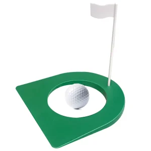 Regulation Plastic Putting Green Cup with Flag Indoor Outdoor Training Golf Equipment
