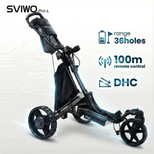 Remote Control Electric Golf Trolley Golf Caddy 100m Range 6 Axis Gyroscope Straight Tracker 36V Lithium Battery 40 High Hill