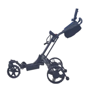 Remote Control Lithium Battery 3-Wheel Electric Aluminium Golf Trolley 36 Holes Range 30kg Load Capacity Electric Golf Trolley