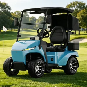 Residential Estate Mini Golf Cart Daily Street commuter Cart Multi function Single Seat Utility Cart