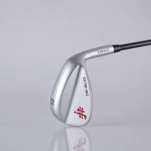 Resistant Durable CNC Milled Custom Logo Right Handed Platinum Chrome Club 52 56 60 Degree Forged Wedge Black Rubber