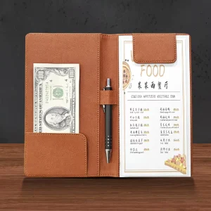 Restaurant Check Presenters Guest Check Card Holder Server Check Book Restaurant Bill Holder Menu