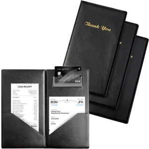 Restaurant Check Presenters Guest Check Card Holder Server Check Book Restaurant Bill Holder Menu