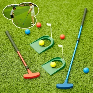 Retractable Golf Putter Adjustable Length Two Way Mini Putter for Kids Adults Indoor Outdoor Practice Training Custom Logo OEM