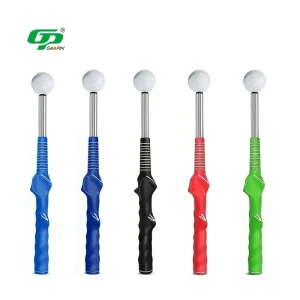 Retractable Golf Swing Trainer Warm Up Strength Tempo Training Accessory for Indoor Outdoor Practice Comfort Grip Trainer Swing