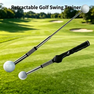Retractable Premium Golf Telescopic Warm up Swing Trainer Practice Golf Training Accessory for Beginner Golfer