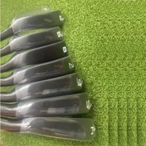 Right Hand 7pcs Iron Set 456789 PW Golf Club Set Forged Silver Black Color Steel Shaft Rubber Grip Men’s Golf Irons