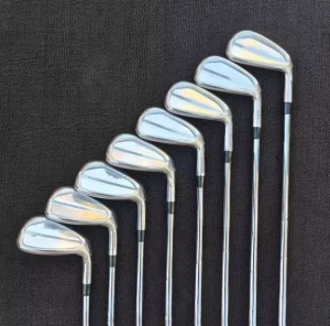 Right Handed Forged Iron Complete Golf Club Set Iron Heads Rubber Grip Waterproof Headcover Portable Lightweight Modern