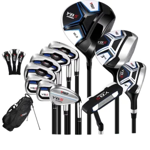 Right Handed Professional Men 11 Pcs Beginner Golf Clubs Complete Set Mens Golf Clubs with Golf Bag