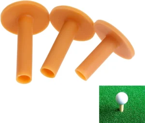 Rubber Driving Range Golf Tees 7 Pack Premium Rubber Tees for Indoor Outdoor Practice Mat