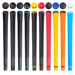 Rubber Golf Grips Custom Logo Available Non-slip for Woods & Irons Essential Golf Accessories