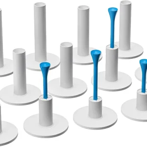 Rubber Golf Tees for Mats Unbreakable Golf Tee Holder for Driving Range Golf Simulator Practice