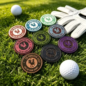 Rule Conforming Level Golf Ball Marker Golf Ball