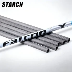 STARCN Archery Carbon Arrow Shaft 6.2mm ID .244″ 250 300 400 500 600 Spine 30″ or 31″ Length Bulk Customizable Logo
