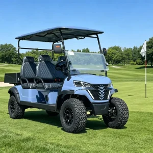 Safety First Electric Golf Cart 4 Seater 4 Wheel Disc Brakes 48V Lithium Battery 5kW AC Motor 70 90km Range 30 40km h Max Speed