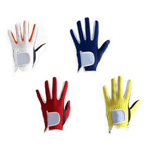Sample Support Junior Kids Golf Gloves Toddler Age 4 11 Years Old Left Right Hand Dura Feel White PU Leather Outdoor Boys Girls