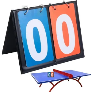 Scoreboard Leather Score Keeper Digital Flip Scoreboard Multi Sport Game Scoreboard