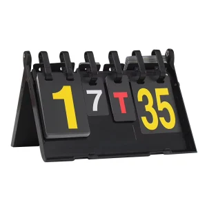 Scoreboard Score Keeper Ping Pong Basketball Billiard Scoreboards Portable Flip Scorekeeper